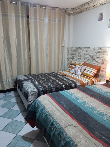 Alqu.full Amoblado Maximo2personas S/150 La Noche Entrd.ind.