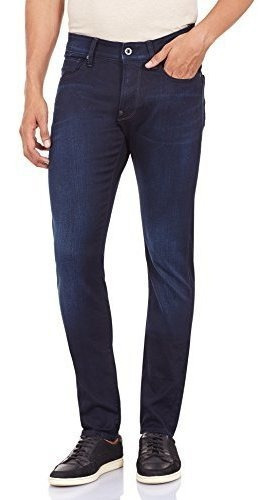 Gstar Raw Mens Revela Super Slimfit Jean En Slander Indigo S