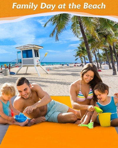 Imagen 6 de 10 de Manta Mat Impermeable Ideal Camping Playa Picnic Hiking Yoga