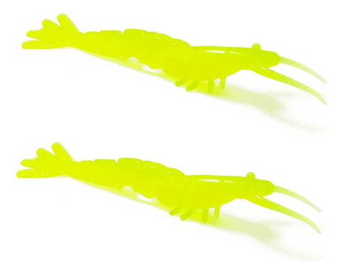 Camarão Monster M3x X-real Isca Artificial 7cm Pesca Tucuna Cor Mellow