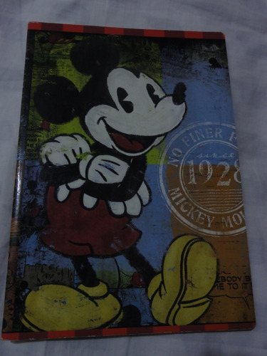 Cuaderno Portada Póster Mickey Mouse