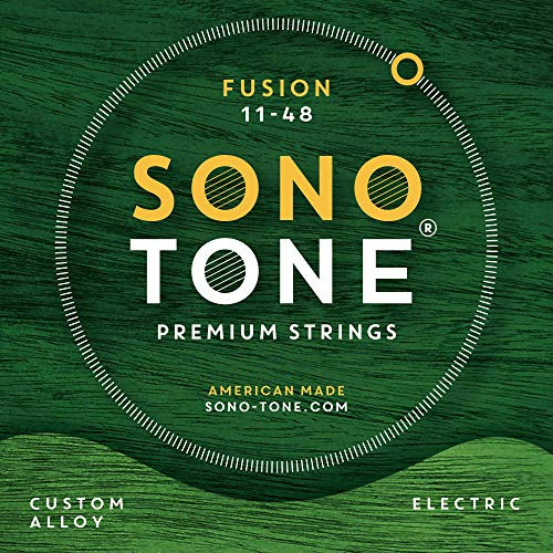 Cuerdas De Guitarra Eléctrica Sonotone Fusion, 11-48, Medio,