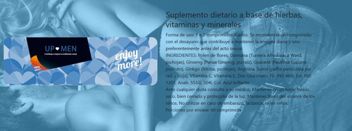 Vigorizante Masculino Total Potencia Erección + 30 Pildoras
