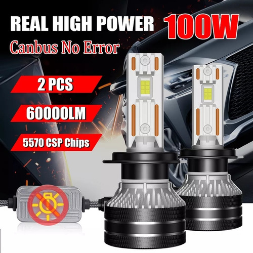 Focos Led 9005 Hir2 9006 Csp 5570 Alta Potencia Canbus Emc