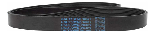 & D Powerdrive 968 k6 poly V Cinturon Hule