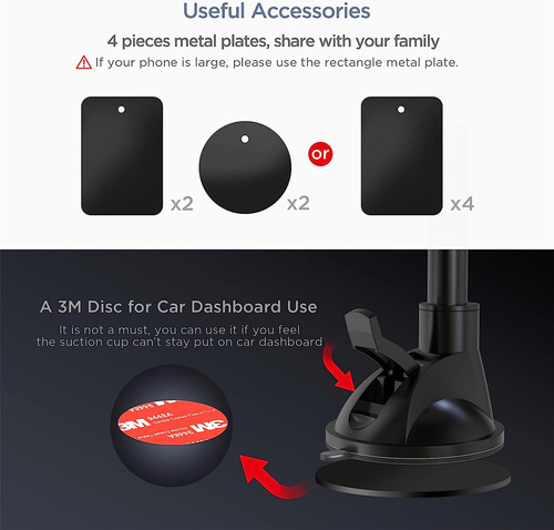 Brazo Magnético Universal Para Celular Para Parabrisa Auto