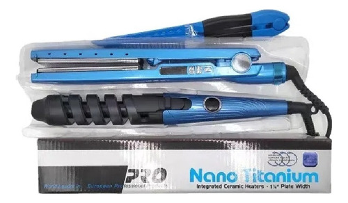 Set 3 En 1 Plancha De Pelo Rizador Peine Hi