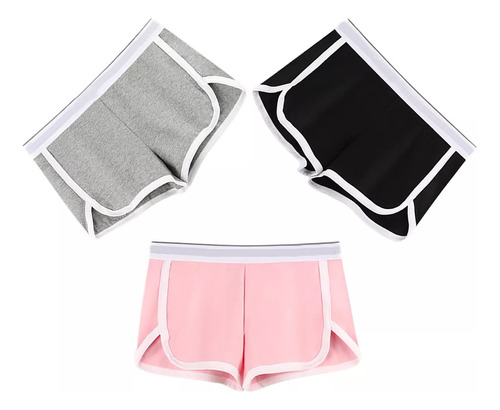 3 Pares De Bragas De Algodón Para Mujer, Pantalones De Segur