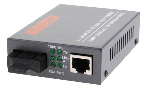 Convertidor Ethernet De Fibra Sc Dual Monomodo, Transceptor