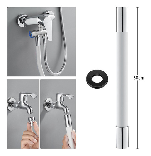 Manguera De Agua Del Conector Del Extensor Del Grifo 50cm
