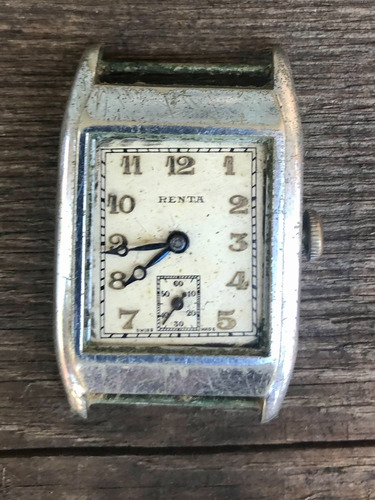 Reloj Pulsera Renta, 4 Jewels, Swiss Made, No Funciona.
