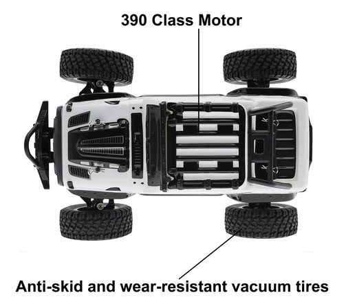 Coche Rc Scy16103 4x4 35 Km/h 2.4ghz 4wd Con 3 Baterías
