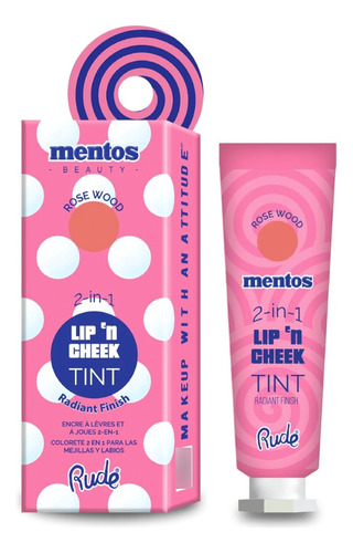 Tinta 2 En 1: Labial Y Rubor Mentos X Rude Cosmetics