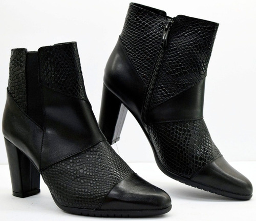 Botas Gravagna Cuero Y Croco Elástico 659 Calzados Susy