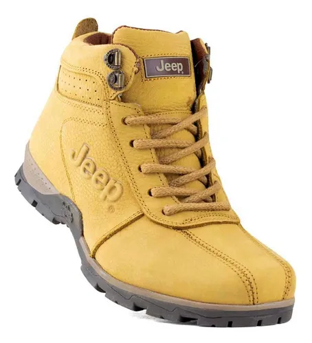 Bota Comoda Caballero Jeep 10427 Nobuck Miel 100 Originales