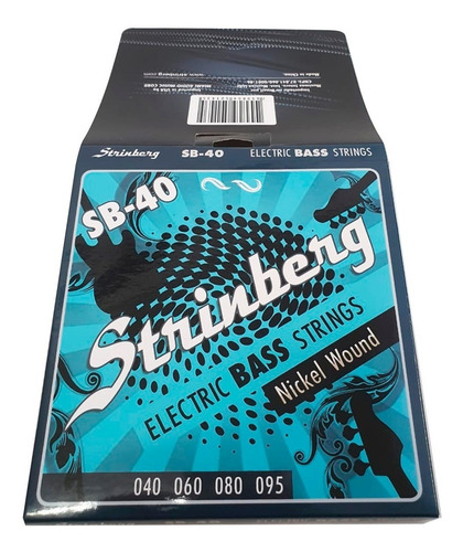 Encordoamento Strinberg Sb40 Contra Baixo 4 Cordas Sb-40
