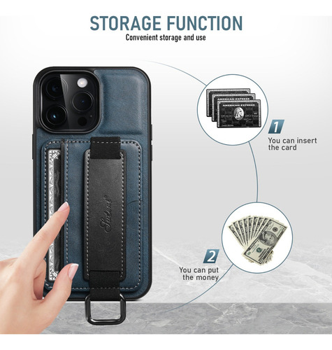 Nuevo Capa Capinha Com Alça Para iPhone 15 14 13 12 Pro Max