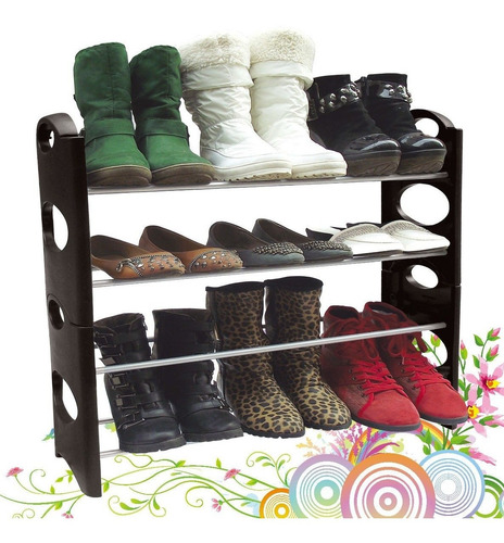 Organizador De Zapatos, 4 Estantes, Zapatero Botinero