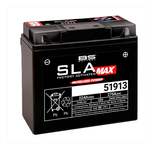 Batería Para Moto Bs Sla Max 51913 Bmw R1200 R850 K1200