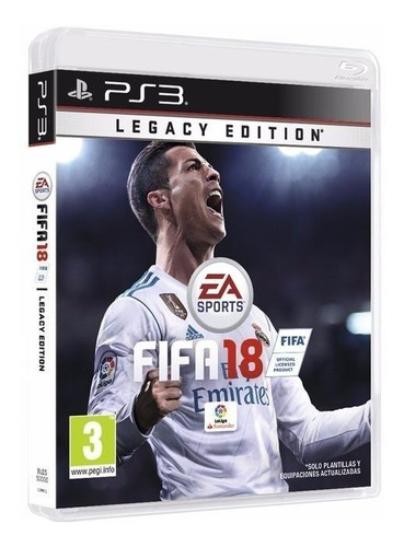 FIFA 18  Legacy Edition Electronic Arts PS3 Físico