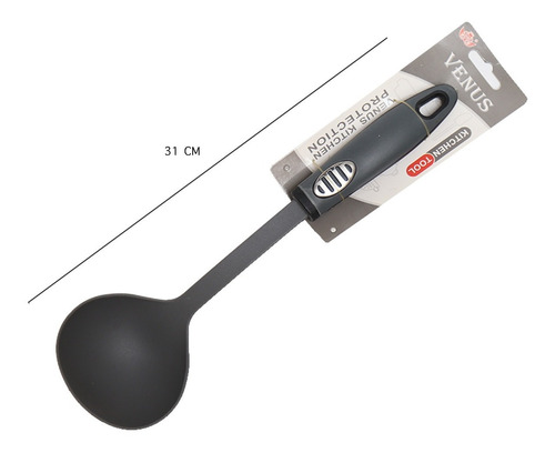 Imagen 2 de 2 de Cucharon Sopero Cuchara Sopera De Cocina Utensilio Plastico