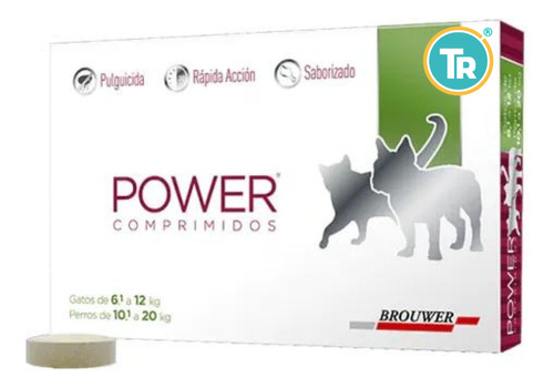 Antipulgas Power Comprimido Gatos 6-12kg Perro 10-20kg 600mg