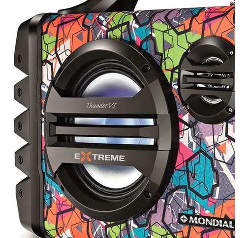 Caixa Amplificada Multi Connect 120w Mco-06 Mondial Bivolt