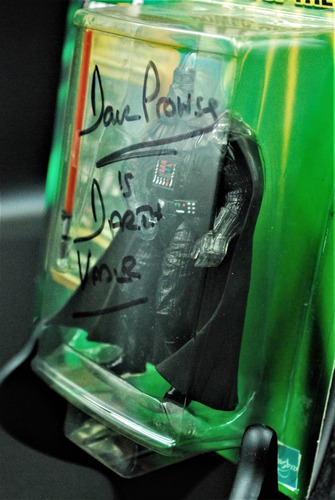 Figura Autografiada Star Wars Power Of The Jedi Darth Vader (Usado)