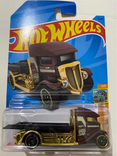 Carrito Hotwheels Plataforma Fast-bed Hauler 1:64