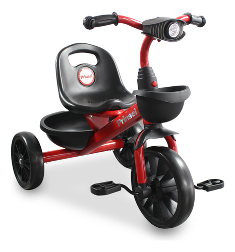 Triciclo Bicicleta Para Niños Acero Asiento Ajustable Xnova