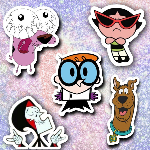 Stickers, Calcos, Pegatinas, De Dibujos De Los '90, X20u