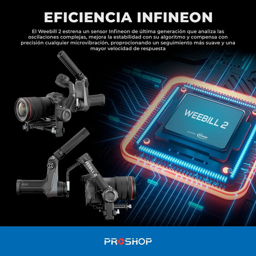 Imagen 8 de 10 de Gimbal Zhiyun Weebill 2 Estabilizador Cámara Reflex 3 Axis !