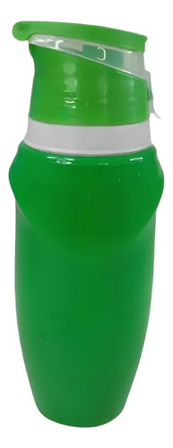 Botella Plastica Deportiva Curve 600 Ml Colores Color Verde