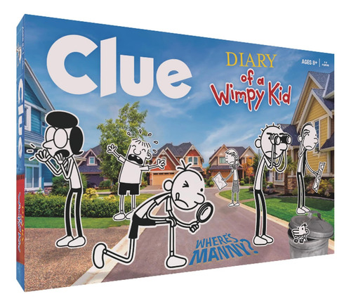 Juego De Mesa Usaopoly Clue: Diary Of A Wimpy Kid Collectibl