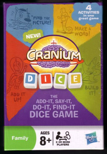 Cranium Dice: El Juego Add-it, Say-it, Do-it, Find-it Dice.