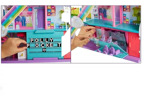 Playset - Polly Pocket - Polly - Shopping Center Doces Surpresas