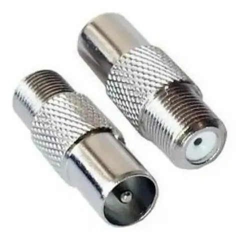 Adaptador Conector Coaxil Pin Fino A Pin Grueso