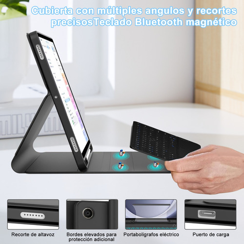 Funda Tablet Para Samsung S6 Lite 10.4 Con Lápiz Mouse