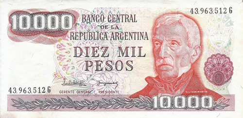 Argentina 10000 Pesos 1982