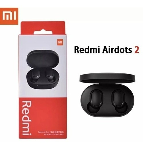 Imagen 1 de 7 de Audífonos In-ear Inalámbricos Xiaomi Redmi Airdots 2 Negro