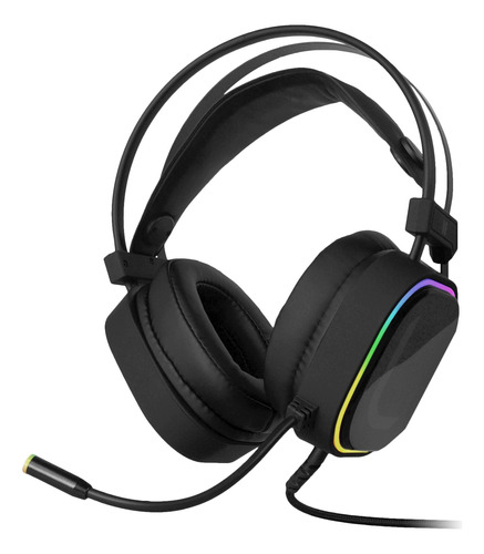 Audífonos Diadema Gamer V8 Rgb Negros Led Rgb 3.5mm Usb