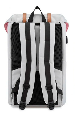 Imagen 8 de 10 de Mochila Himawari Okta 21 Litros Con Usb
