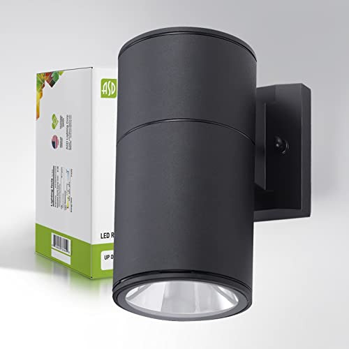 Luminaria De Pared Cilíndrica Led | 8 Pulgadas, 9w, 12...