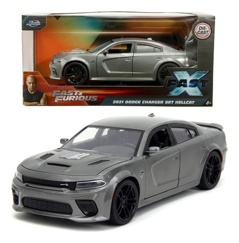 Jada 34472 1:24 Ff F10 2021 Dodge Charger Srt Hellcat