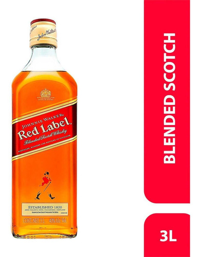 Whisky Johnnie Walker Red Label 3L