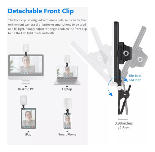 Luz Videoconferencia Newer Led Para Teléfonos Inteligentes