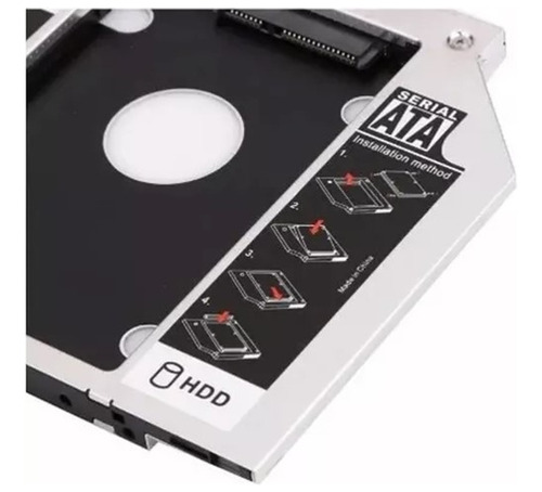 Adaptador Bandeja Caddy Cd Dvd A Disco Hdd 12.7mm 9.5mm