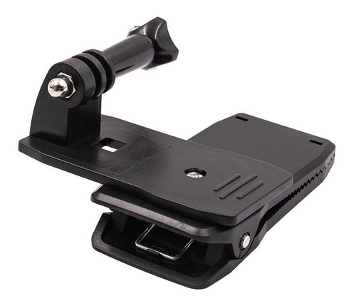 Imagen 4 de 7 de Clip 360° Gancho Mochila Para Gopro Sjcam Cámara + Tornillo