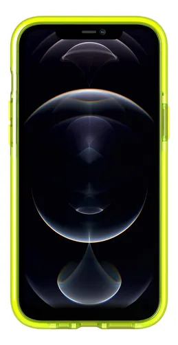Funda Tech21 Evo Check Para iPhone 12 Pro Max, Amarilla Lumi