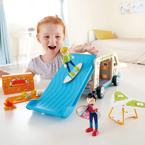 Hape Adventure Van, Juego De Simulación Con Figuras De Acció